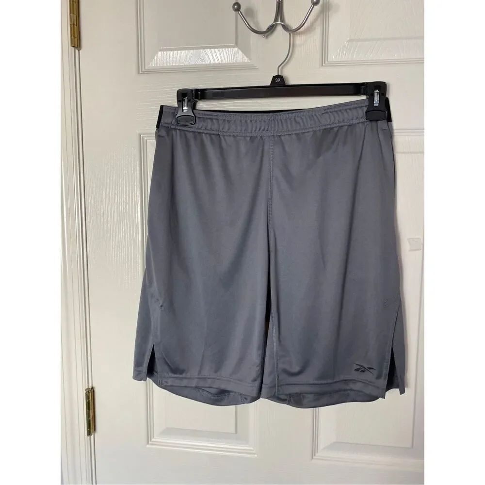 REEBOK BOYS Medium Speedwick Athletic Gray SHORTS